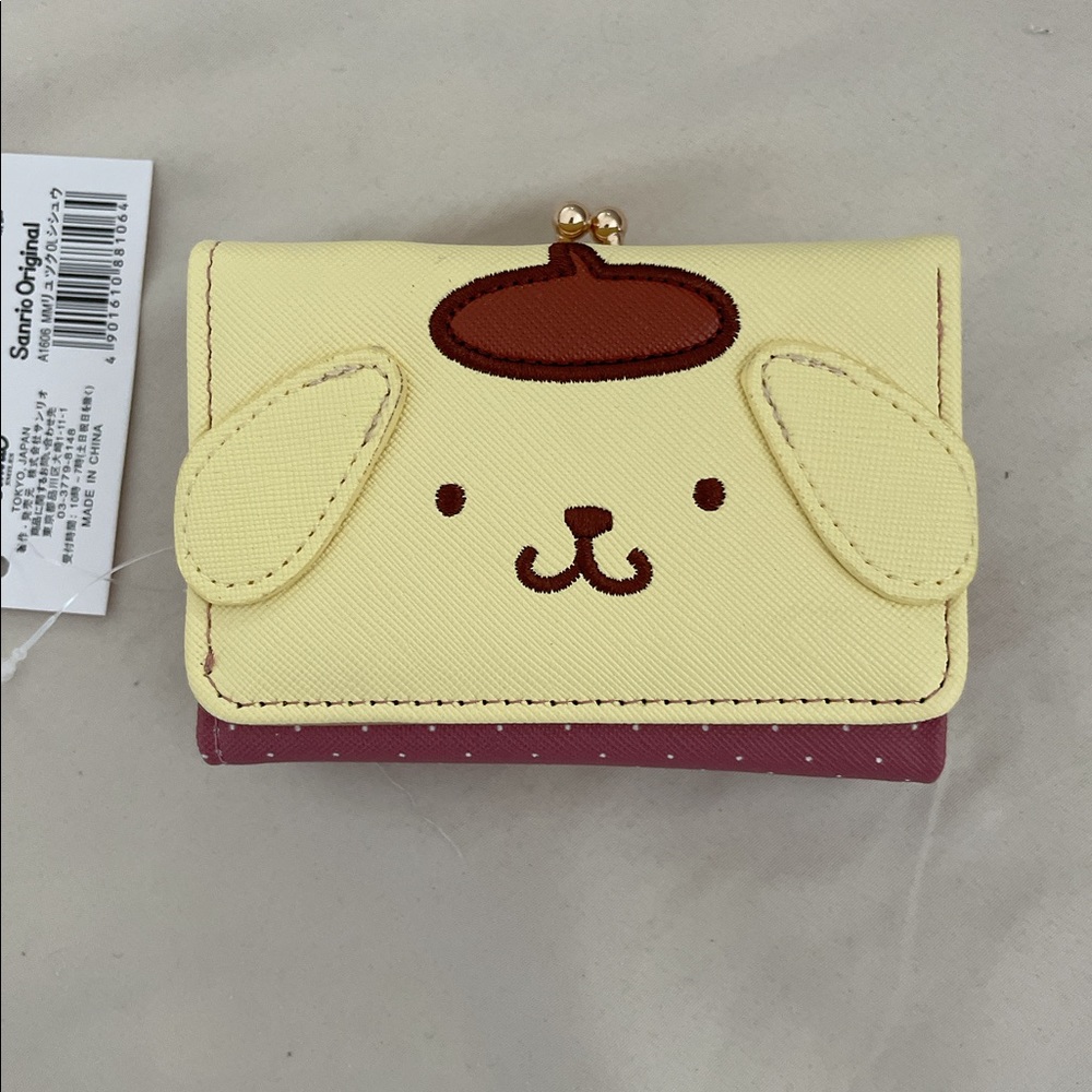 Pompompurin mini trifold wallet